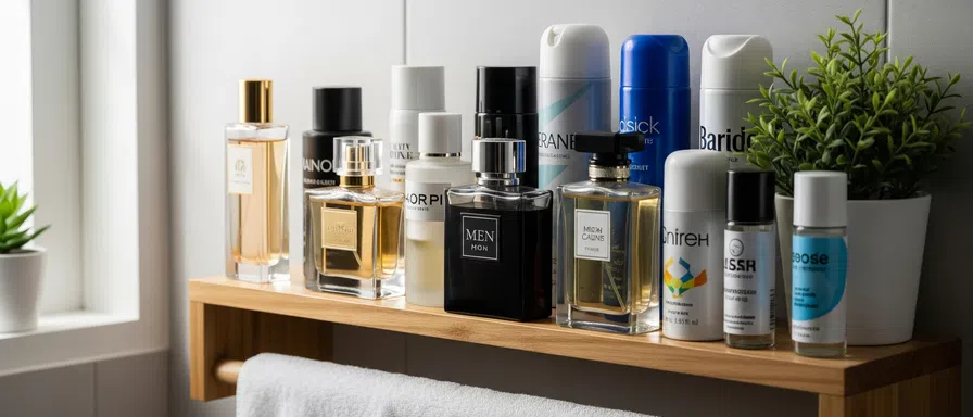 perfume on rack