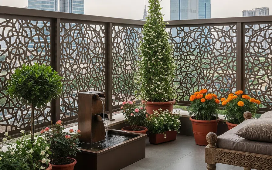 indian look balconydecor