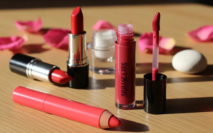 lipstick on table